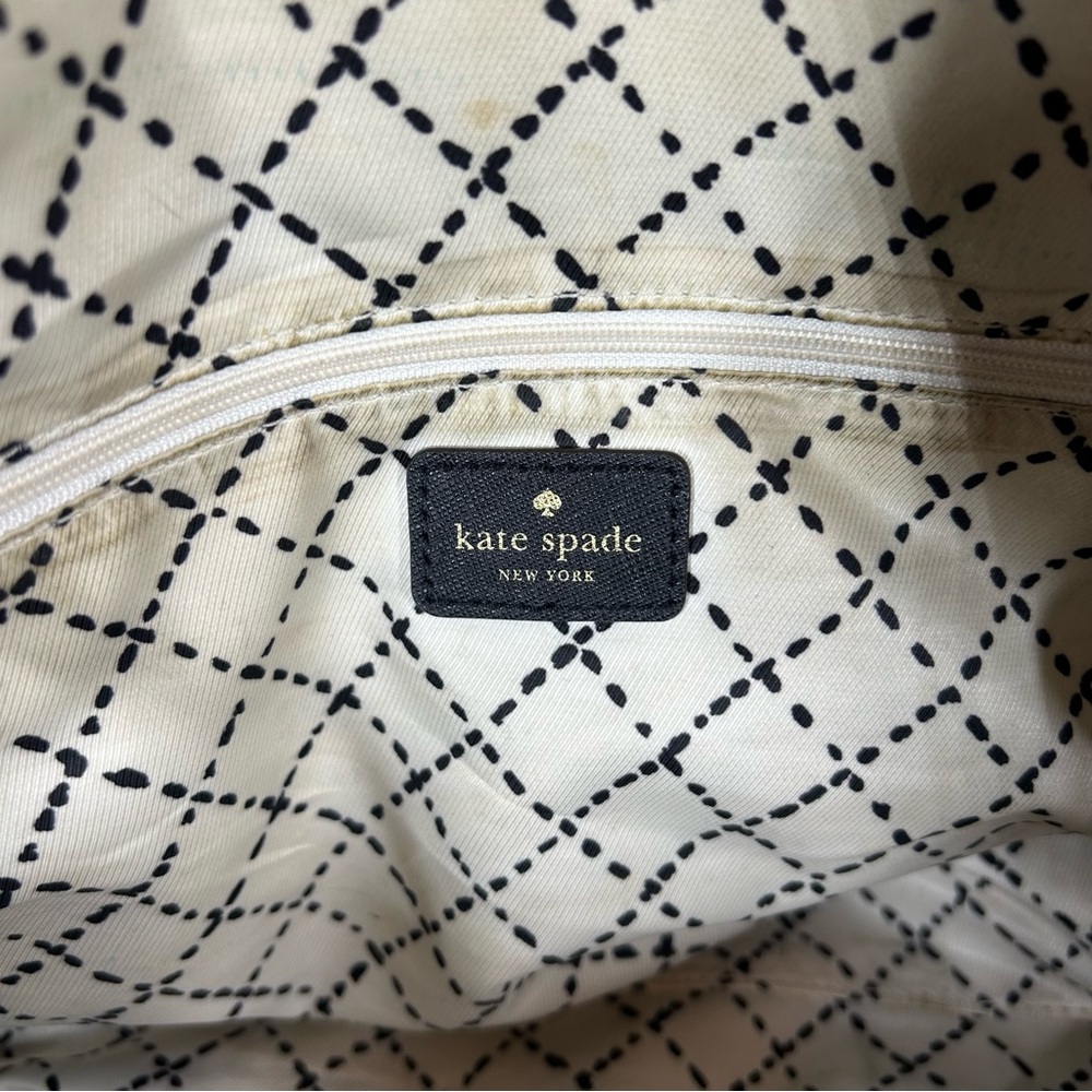 Kate Spade | Newbury Lane Cassie Leather Crossbody Bag Purse Black W/ New Strap - Picture 15 of 16